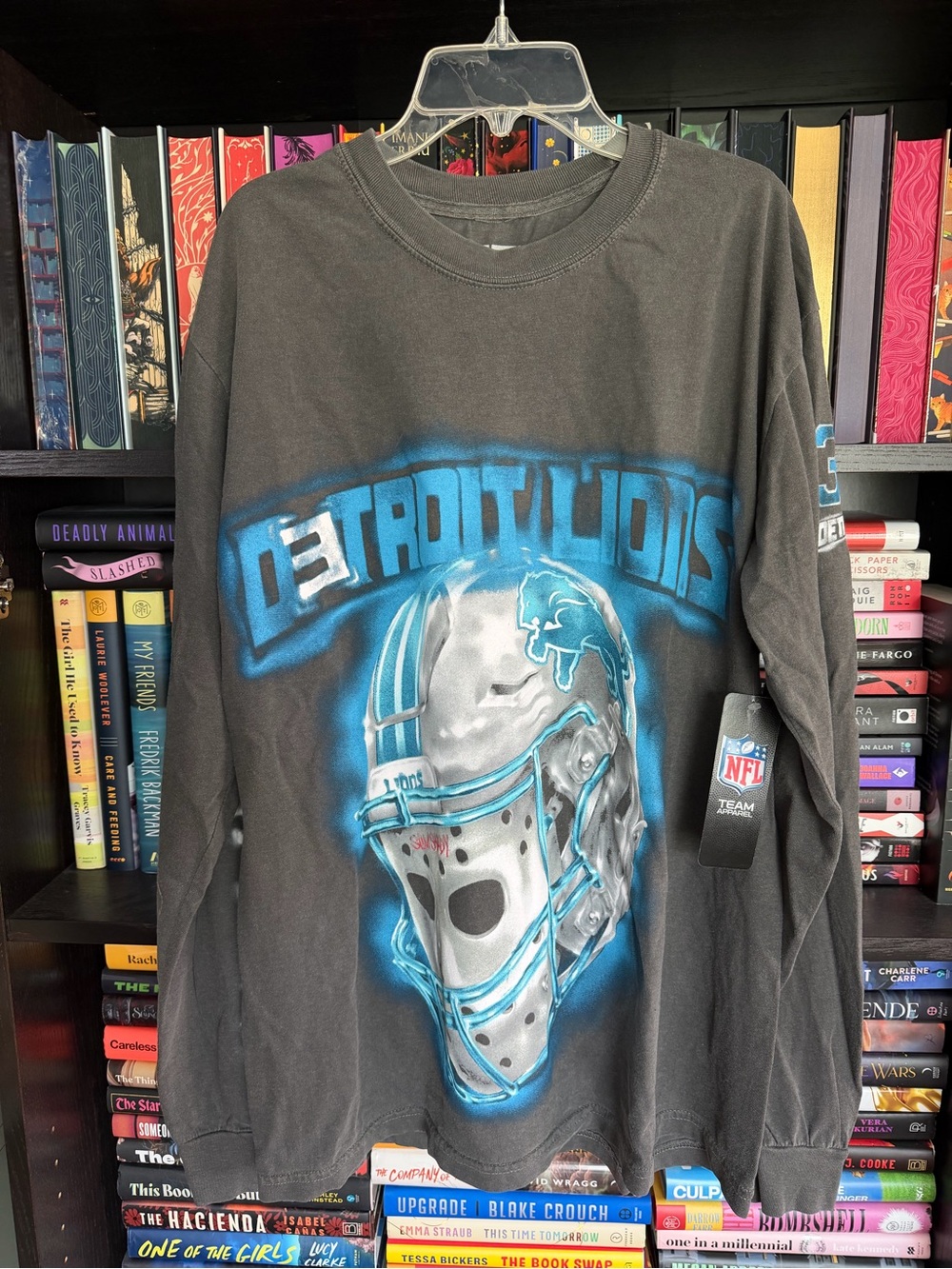 NWT EMINEM X DETROIT LIONS ALL GRIT LONGSLEEVE - Size Large